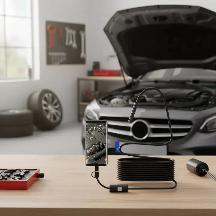 Inspection Camera Smartphone Plug-And-Play HD 5m Waterproof
