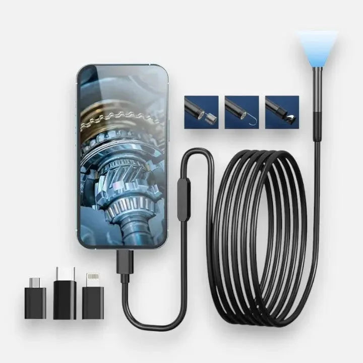 Inspection Camera Smartphone Plug-And-Play HD 5m Waterproof