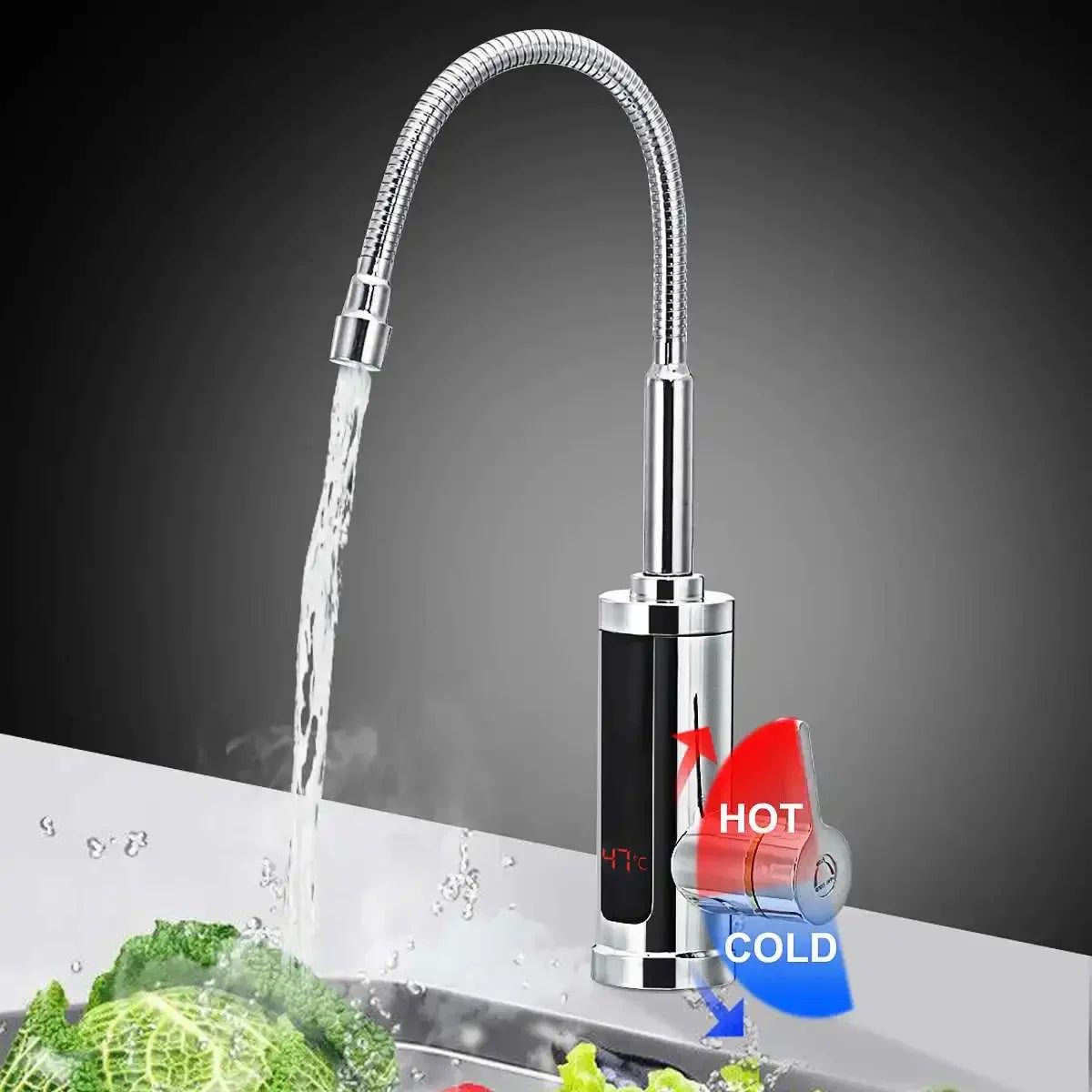 Instant Hot Water Faucet 3000W Energy Efficient