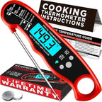 Instant Read Thermometer Digital Backlit Water-Resistant