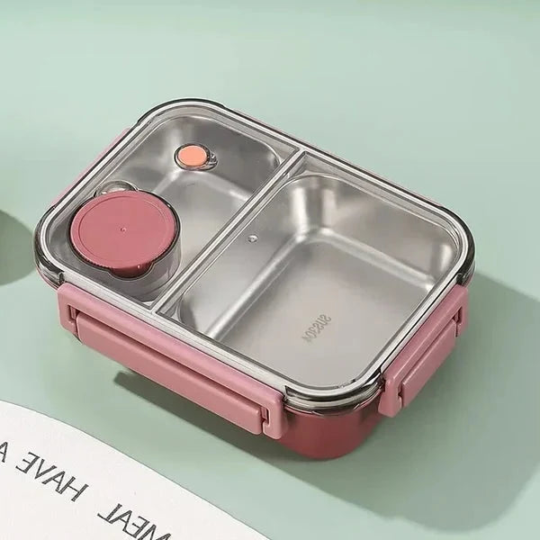 Insulated Food Container Double-Walled Vacuum Insulation & Leak-Resistant Lid