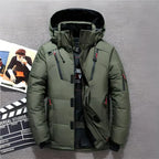 Insulated Jacket Lightweight Water-Repellent Adjustable Hood