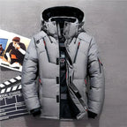Insulated Jacket Lightweight Water-Repellent Adjustable Hood