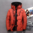 Insulated Jacket Lightweight Water-Repellent Adjustable Hood