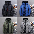 Insulated Jacket Lightweight Water-Repellent Adjustable Hood