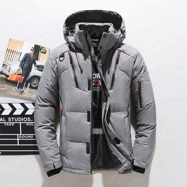 Insulated Jacket Polyester Fill Removable Hood & Tailored Fit