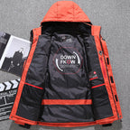 Insulated Jacket Polyester Fill Removable Hood & Tailored Fit