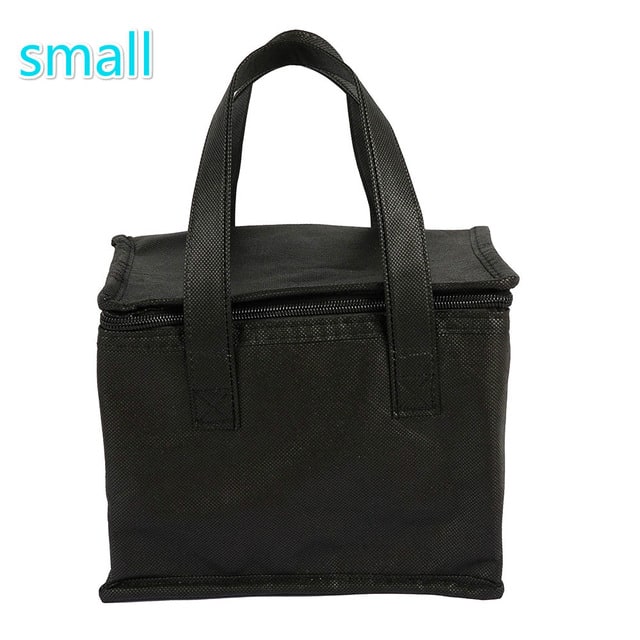 Insulated Lunch Bag Non-Woven With Zipper & Handles