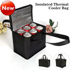 Insulated Lunch Bag Non-Woven With Zipper & Handles