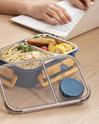 Insulated Lunchbox Leak-Proof & Portable 2 or 3 Compartments