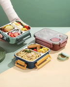 Insulated Lunchbox Leak-Proof & Portable 2 or 3 Compartments