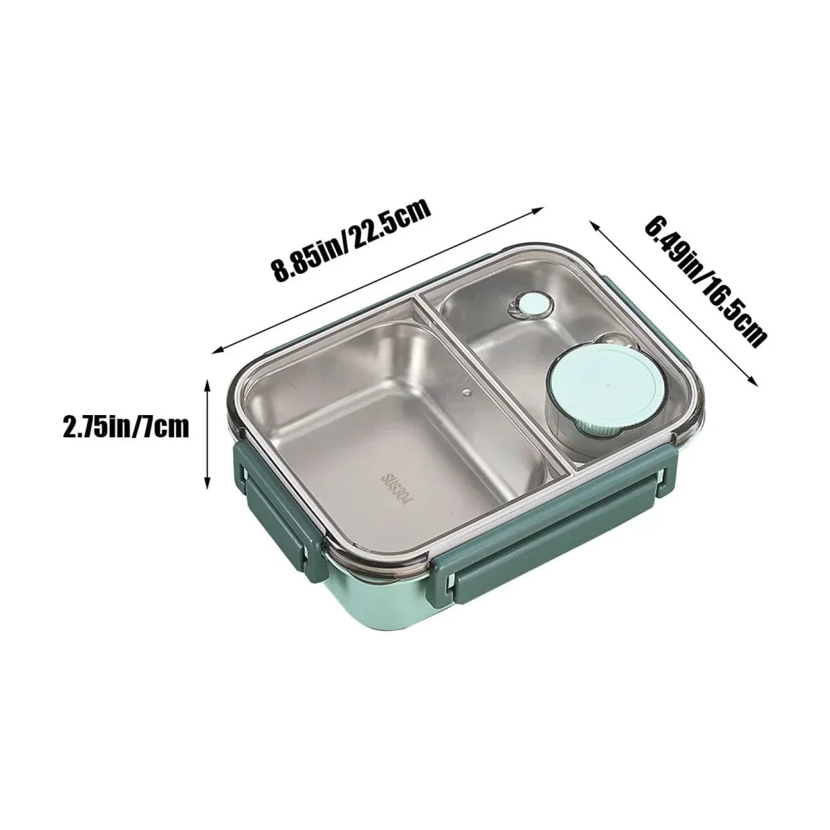 Insulated Lunchbox Stainless Steel Leak-Proof & Dishwasher-Safe