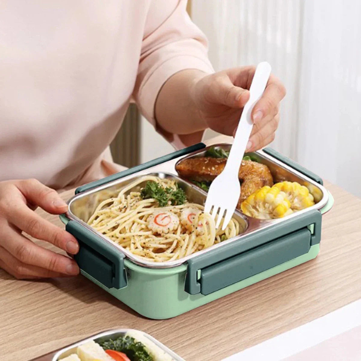 Insulated Lunchbox Stainless Steel Leak-Proof & Dishwasher-Safe