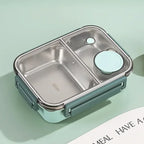 Insulated Lunchbox Stainless Steel Multiple Compartments & Leak-Proof