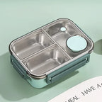 Insulated Lunchbox Stainless Steel Multiple Compartments & Leak-Proof
