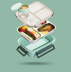 Insulated Lunchbox Stainless Steel Multiple Compartments & Leak-Proof