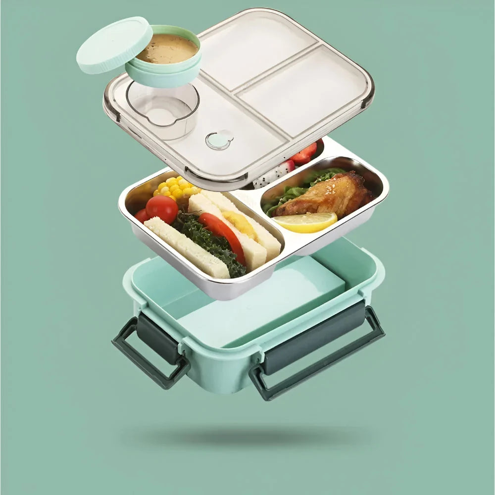 Insulated Lunchbox Thermal Double Wall Leak-Proof Stainless Steel Interior