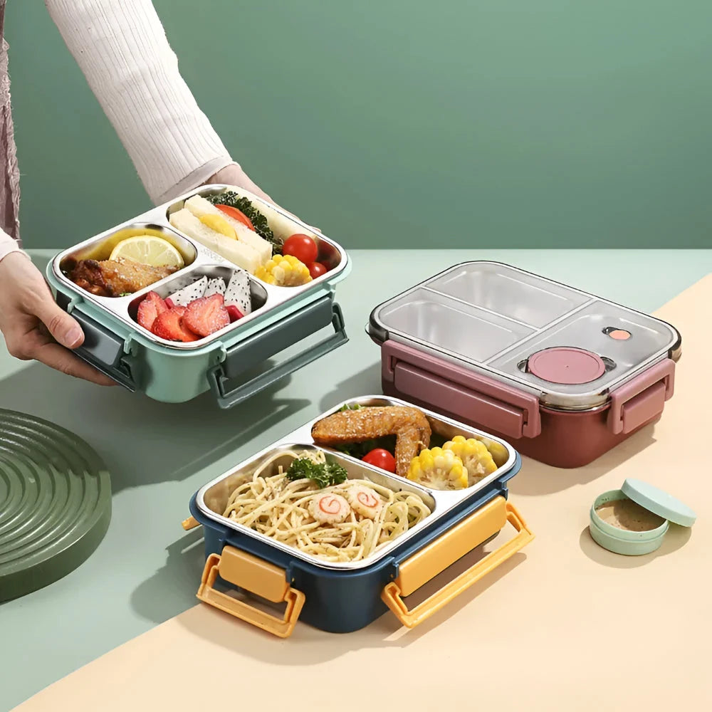 Insulated Lunchbox Thermal Double Wall Leak-Proof Stainless Steel Interior