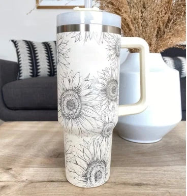 Insulated Tumbler 40 Oz Double-Wall Stainless Steel