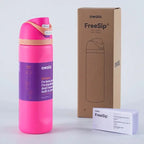 Insulated Water Bottle Double-Wall Stainless Steel Dual-Drink Lid