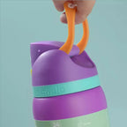 Insulated Water Bottle Double-Wall Stainless Steel Dual-Drink Lid