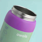 Insulated Water Bottle Double-Wall Stainless Steel Dual-Drink Lid