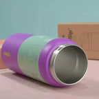 Insulated Water Bottle Double-Wall Stainless Steel Dual-Drink Lid