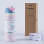 Insulated Water Bottle Double-Wall Stainless Steel Dual-Drink Lid