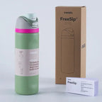 Insulated Water Bottle Double-Wall Stainless Steel Dual-Drink Lid