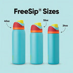 Insulated Water Bottle Double-Wall Stainless Steel Dual-Drink Lid