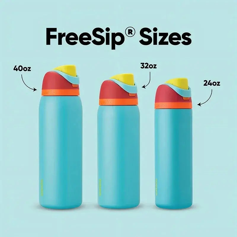 Insulated Water Bottle Double-Wall Stainless Steel Dual-Drink Lid
