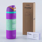 Insulated Water Bottle Double-Wall Stainless Steel Dual-Drink Lid