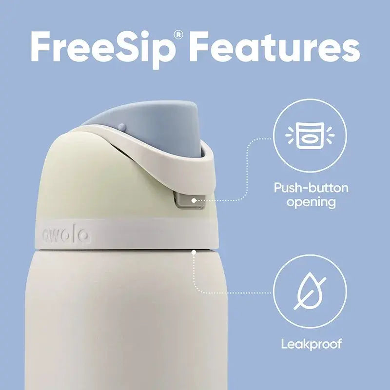Insulated Water Bottle Double-Wall Stainless Steel Dual-Drink Lid