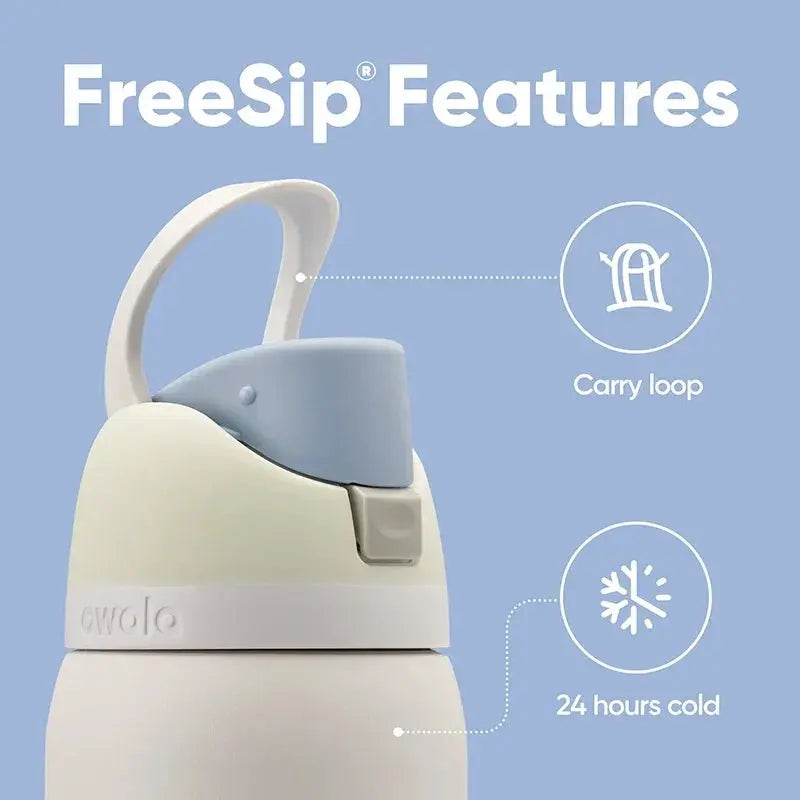 Insulated Water Bottle Double-Wall Stainless Steel Dual-Drink Lid