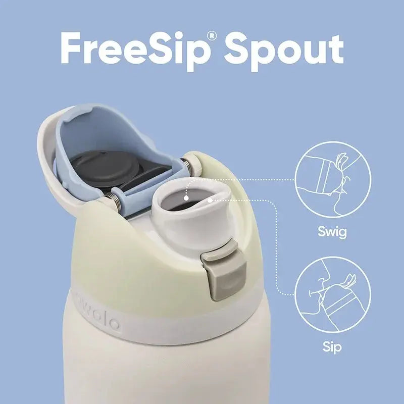 Insulated Water Bottle Double-Wall Stainless Steel Dual-Drink Lid