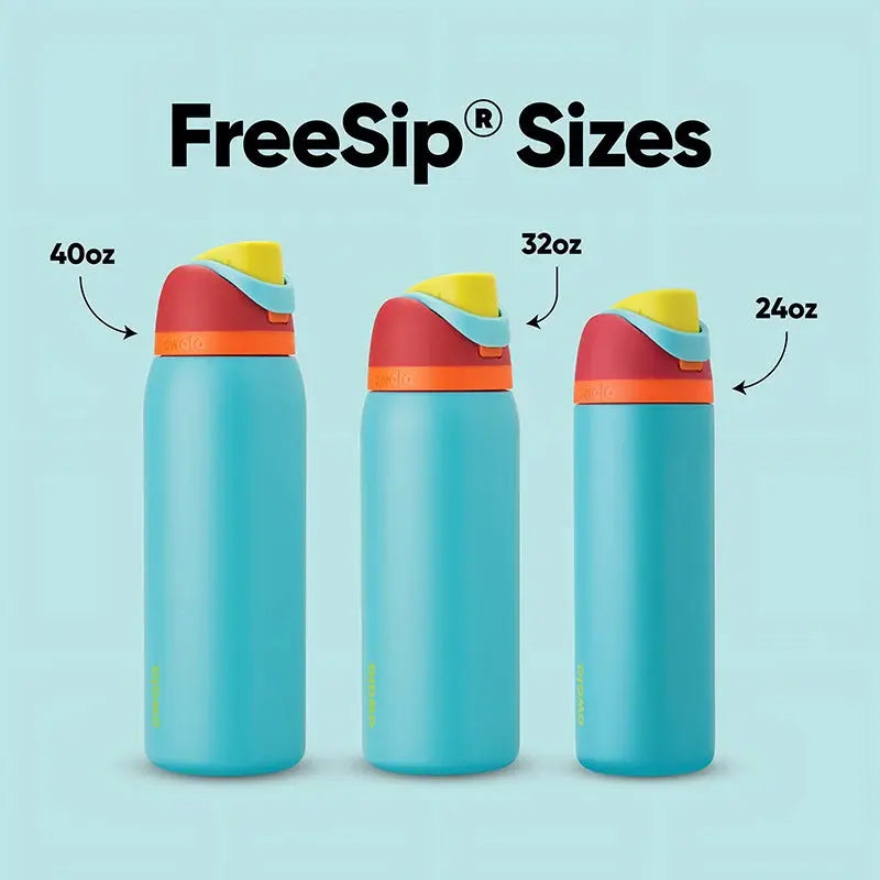 Insulated Water Bottle Double-Wall Stainless Steel Dual-Drink Lid