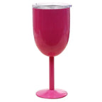 Insulated Wine Cup Double-Wall Stainless Steel Leak-Resistant Lid