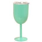 Insulated Wine Cup Double-Wall Stainless Steel Leak-Resistant Lid