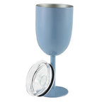 Insulated Wine Cup Double-Wall Stainless Steel Leak-Resistant Lid