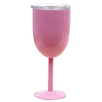 Insulated Wine Cup Double-Wall Stainless Steel Leak-Resistant Lid