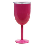Insulated Wine Cup Double-Wall Stainless Steel Leak-Resistant Lid