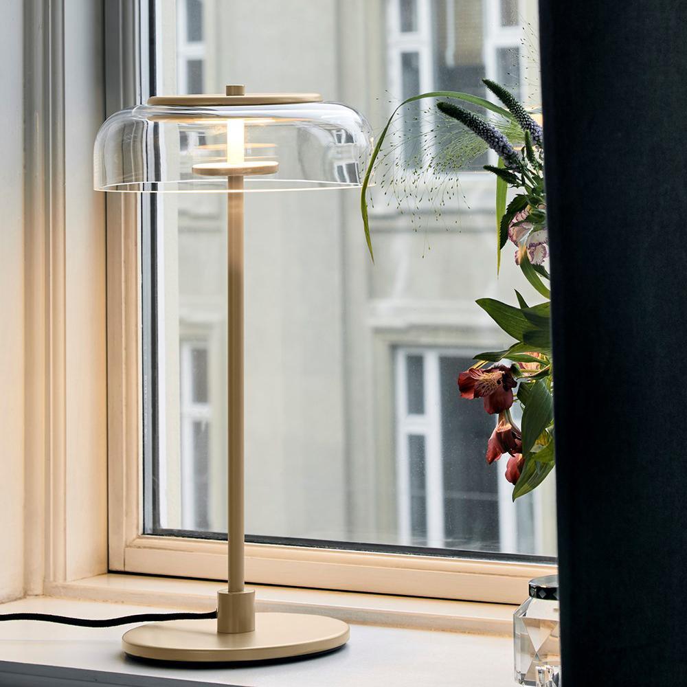 Integrated LED Adjustable Color Temperature Glass Dome Table Lamp