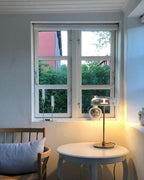Integrated LED Adjustable Color Temperature Glass Dome Table Lamp