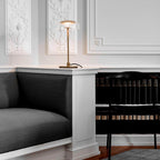 Integrated LED Adjustable Color Temperature Glass Dome Table Lamp