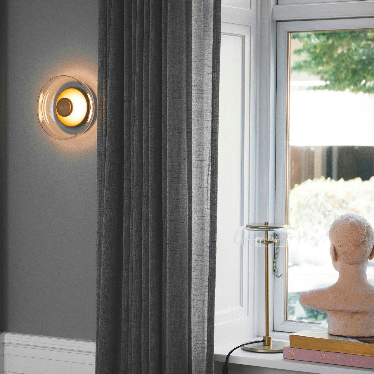 Integrated LED Adjustable Color Temperature Glass Dome Table Lamp