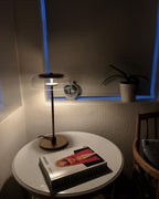Integrated LED Adjustable Color Temperature Glass Dome Table Lamp
