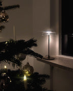 Integrated LED Adjustable Color Temperature Glass Dome Table Lamp