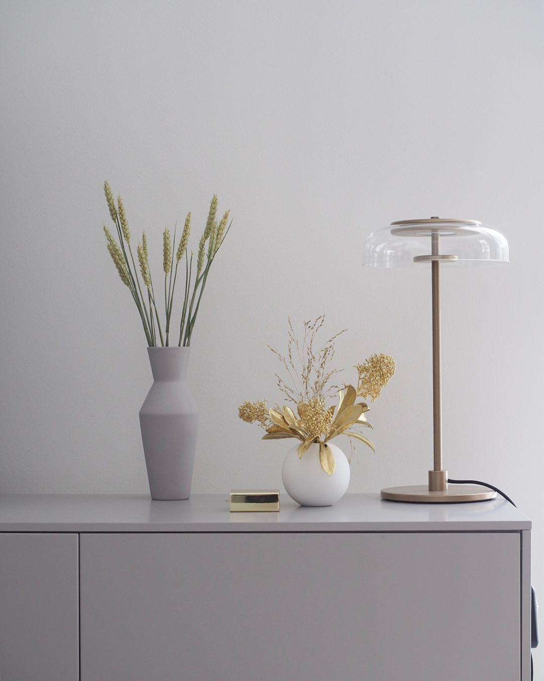 Integrated LED Adjustable Color Temperature Glass Dome Table Lamp