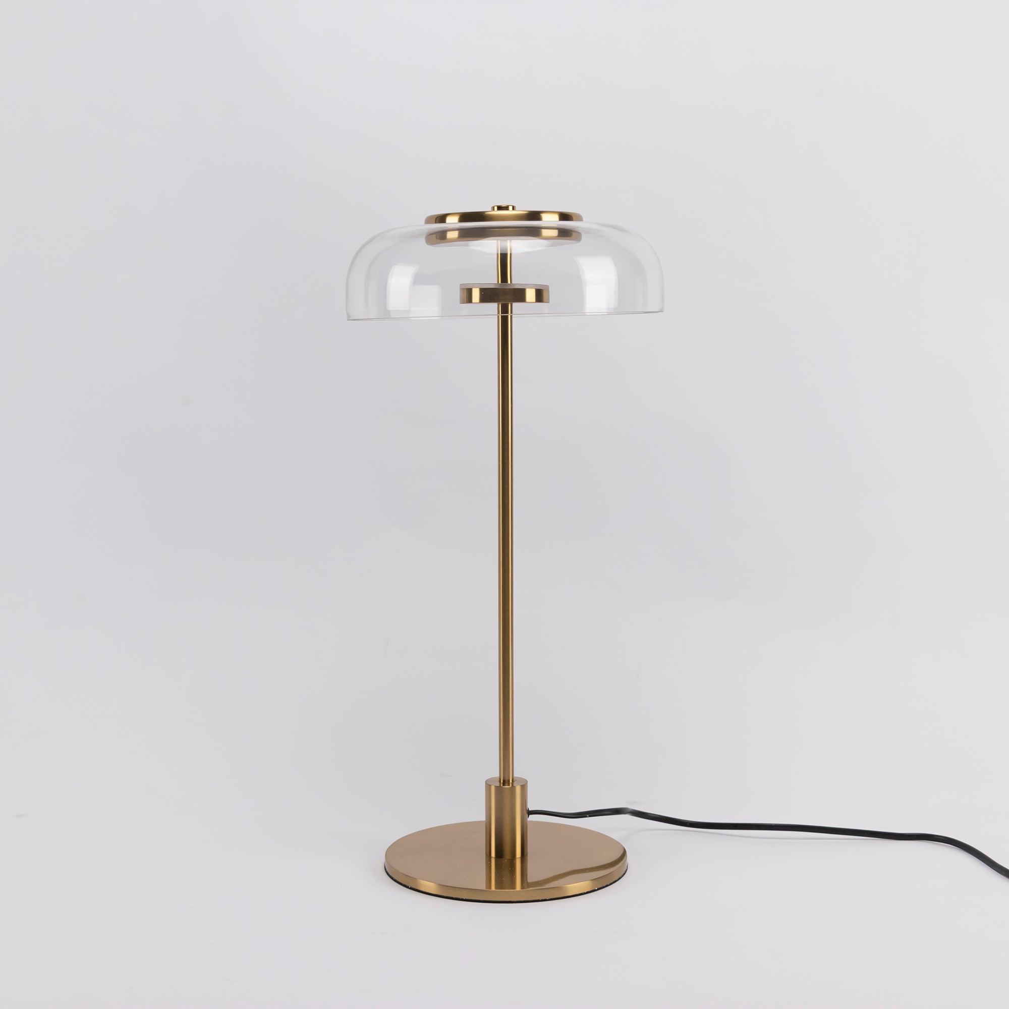 Integrated LED Adjustable Color Temperature Glass Dome Table Lamp