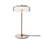 Integrated LED Adjustable Color Temperature Glass Dome Table Lamp
